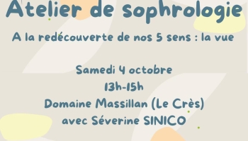 atelier sophro samedi 04 octobre